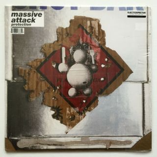 Massive Attack - Protection 1994 Lp Vinyl Rare Reissue Uk Electrospective Wbrlp2