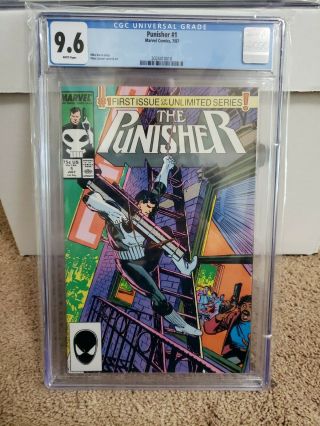 Punisher 1 - 5 Set 1 Is Cgc 9.  6 White Pages Mike Baron,  Janson Marvel Comics