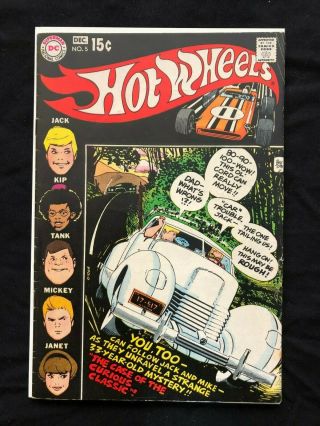 Hot Wheels 5 1970 Fn,  6.  5 " The Case Of The Curious Classic " Alex Toth