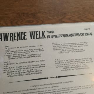 Lawrence Welk,  2 FACTORY - LPs: 22 Best Waltzes,  Favorite German Orchestra 6