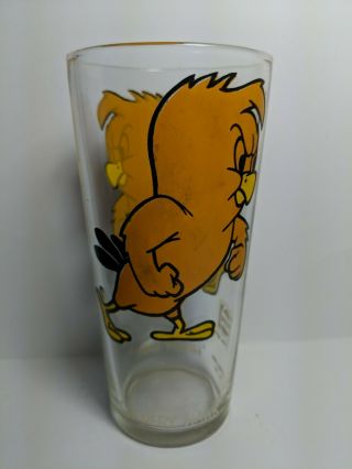 Rare Henry Hawk Vintage 1973 Pepsi Looney Tunes Glass -