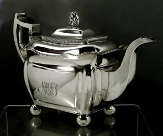 Harvey Lewis Silver Coffee Pot C1815 Federal - Winterthur Museum