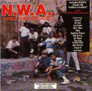 N.  W.  A.  And The Posse Lenticular Cover Priority Records Nwa Vinyl Lp