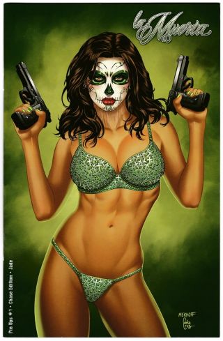 Rare La Muerta Pin - Ups 1 Jade Chase Edition Ltd To Only 13 Copies (nm)