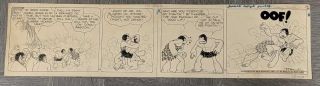 Alley Oop 3 - 26 - 1937 Daily Comic Strip Art Vt Hamlin Nea Service Inc.