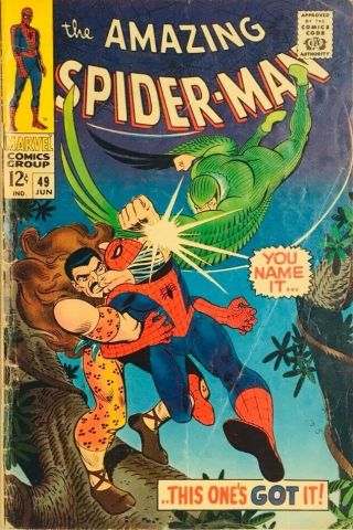 Spider - Man 49 Gd,  2.  5 Vulture 1967 Silver Age Marvel Comics