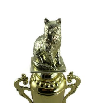 Cat Cup Trophy - Kitten - Pussycat - Pet - In Memoriam - Cup Series - Lettering 4