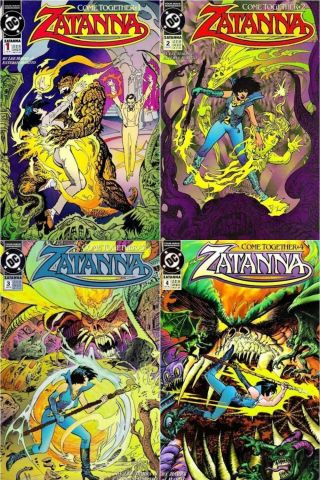 Zatanna Come Together 1 2 3 4 Comics Set Movie 1st Print Justice League Dark Tv