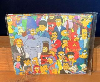 The Simpsons Mighty Wallet Billfold Tyvek Paper Wallet Lootcrate Exclusive