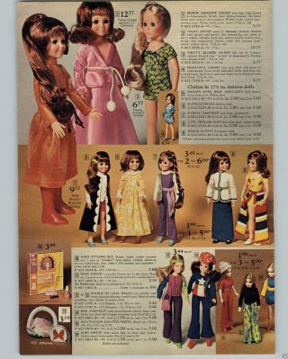 1971 Paper Ad Ideal Crissy Doll Dolls Talking Blonde Kerry World Of Love