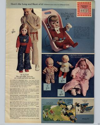1971 PAPER AD Ideal Crissy Doll Dolls Talking Blonde Kerry World Of Love 2