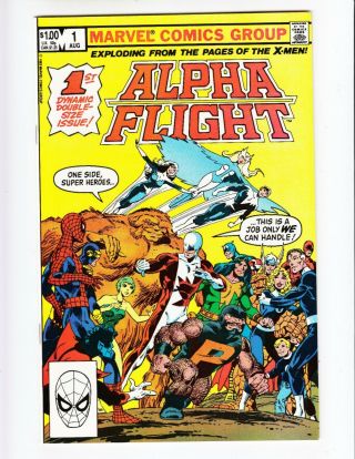 Alpha Flight 1 (marvel,  1983) 1st Print Nm/mt 9.  8 Candidate