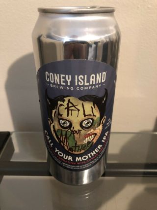 Coheed And Cambria & Coney Island Brewery " Call Your Mother Ipa " Empty Can