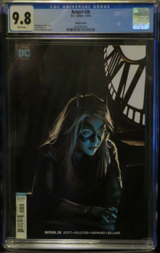 Batgirl 28 Cgc 9.  8 Middleton Variant Cover B Dc Comics 2018