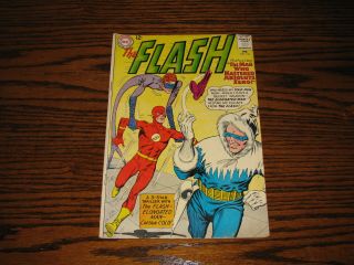 Dc Comics - The Flash 134 - Elongated Man/captain Cold Glossy Vg,  1963