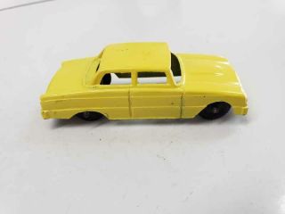 Yellow Tootsietoy Die Cast Metal Green Ford Falcon Toy Car