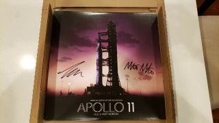 Apollo 11 Motion Picture Soundtrack Vinyl Signed By Matt Morton Rare Lp
