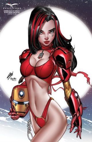 Grimm Fairy Tales Of Terror 9 1/250 Paul Green Iron Man Incentive Exclusive Nm
