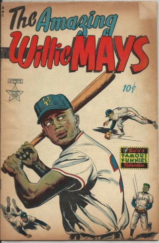 The Willie Mays 1 Comic 1954 Gd,  /vg -