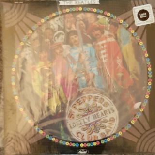 The Beatles - " Sgt Peppers Lonely Hearts Club Band " - 1978 Usa Picture Disc Lp.