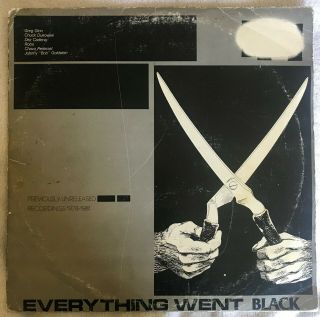 Black Flag Everything Went Black Sst Records 015 2xlp 1983