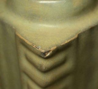 Chinese Song Dynasty Guan Kiln Vase / W 9× H 24.  8[cm] Plate Dish Pot Bowl Ming 8