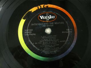 THE BEATLES introducing Vee Jay VJ 1062 1964 mono LOVE ME DO legit RARE 8