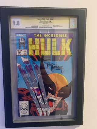 Incredible Huk 340 Cgc Perfect 9.  8 Signed By Todd Mcfarland