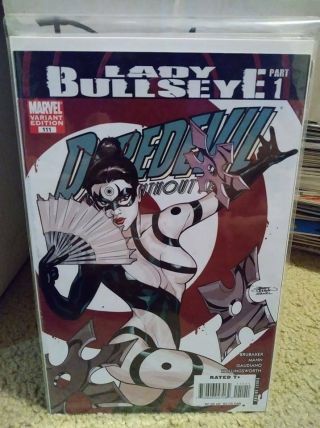 Daredevil 111 | Vol.  2 | Terry Dodson 1:15 Variant | 1st Lady Bullseye |