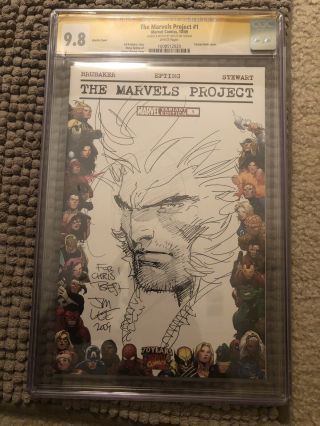 Wolverine Jim Lee Sketch Cgc Graded 9.  8 Sketch Cover