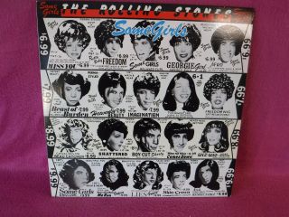 The Rolling Stones,  Some Girls - Die Cut Celebrity Sleeve,  Coc 39108 Banned Blue