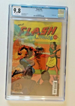 Dc Comics The Flash 22 Cgc 9.  8 Lenticular Cover