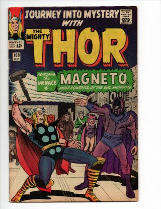 Journey Into Mystery 109 (1964 Marvel Comics) - Magneto App; 1st X - Over