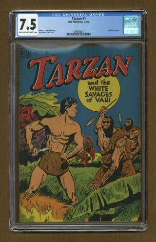 Tarzan (dell/gold Key) 1 1948 Cgc 7.  5 1396708017
