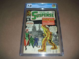 Tales Of Suspense 43 Cgc 7.  0 From 1963 Iron Man Marvel Comics Not Cbcs
