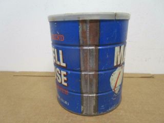VINTAGE NOS 1960 ' s MAXWELL HOUSE REGULAR GRIND COFFEE 48 OZ CAN 4