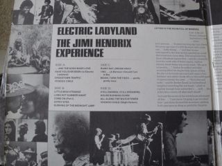 THE JIMI HENDRIX EXPERIENCE ELECTRIC LADYLAND 2X VINYL LP 1968 REPRISE RECORDS 3