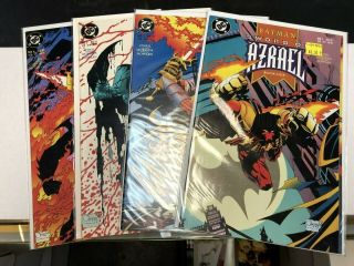 Batman: Sword Of Azrael 1 - 4 Complete Mini - Series (1995) Dc Comics