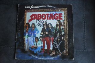 Black Sabbath Sabotage 12 " Vinyl Record Lp Ozzy Osbourne Tony Iommi Ward