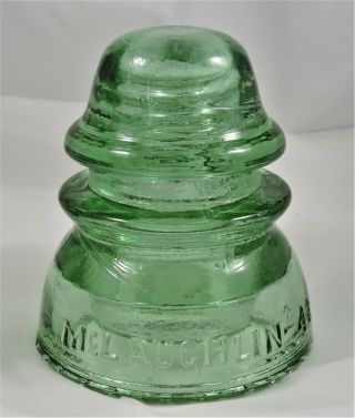 Glass Insulator Mclaughlin - 42 Cd 154 Christmas Tree Green