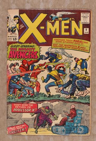 Uncanny X - Men (1st Series) 9 1965 Pr 0.  5