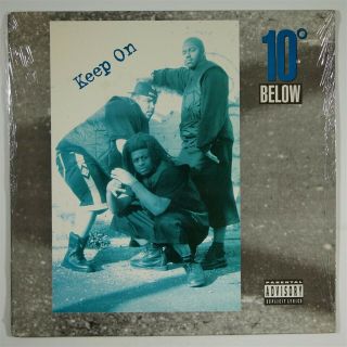 10° Below " Keep On " Rap Hip Hop Lp Flashpoint/priority