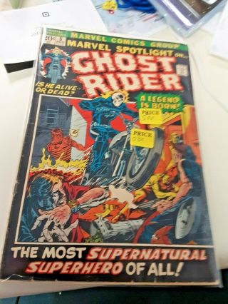 Marvel Spotlight 5 4.  0 Wow/w (marvel 1972) 1st Appearance Ghost Rider
