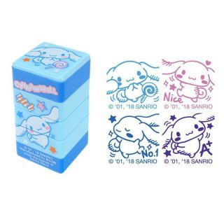 Sanrio Cinnamoroll Stationery Perfect Pvc Rubber 4 - In - 1 Stamper Stamp