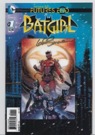 Nycc 2014 Batgirl 1 Futures End Lenticular 3d Signed Gail Simone Nm W/