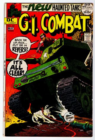 G.  I.  Combat 153 In Vf A 1972 Dc War Comic Haunted Tank