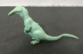 Vintage 1960s Marx Prehistoric Playset Green Hadrosaurus Dinosaur Figure
