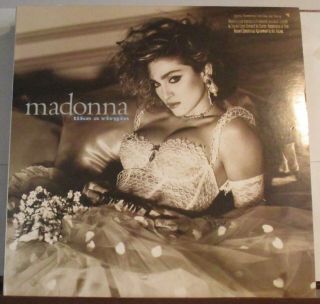 Madonna " Like A Virgin " White Vinyl Promotional Sire 25157 12 " Lp
