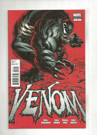 Venom 1 Hard To Find 2nd Print " Red " Variant Edition 9.  2 Nm -,  2011 Marvel
