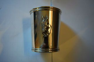 Sterling Silver Horse Julep Cup No Monogram Made By Benjamin Trees